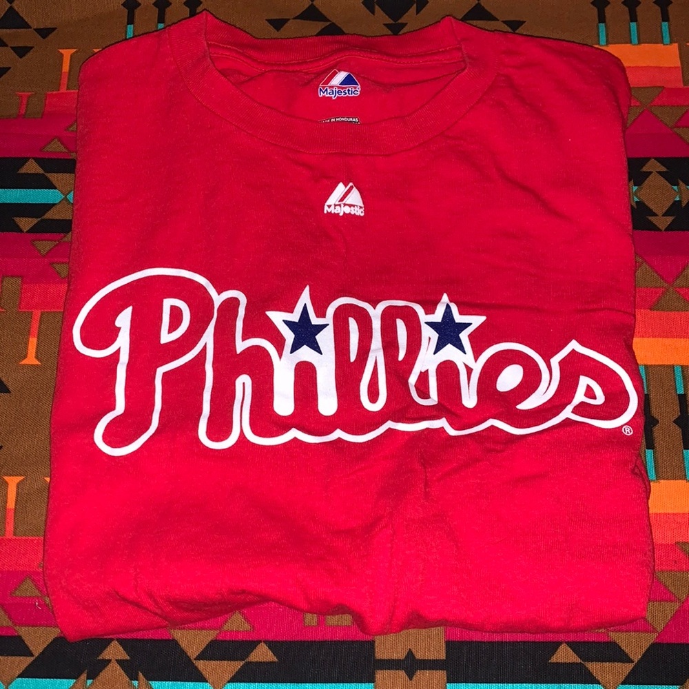 Men’s medium Majestic Jim Thome Philadelphia Phillies shirt